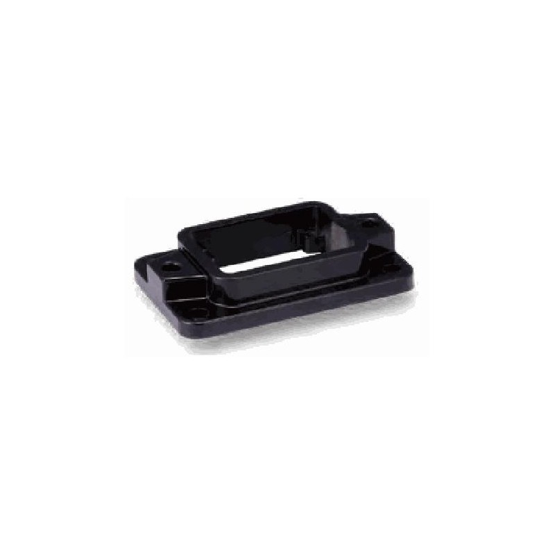 Embase encastrée 10B, Aluminium moulé sous pression, acier inoxydable, IP68/IP69K, Sortie basse